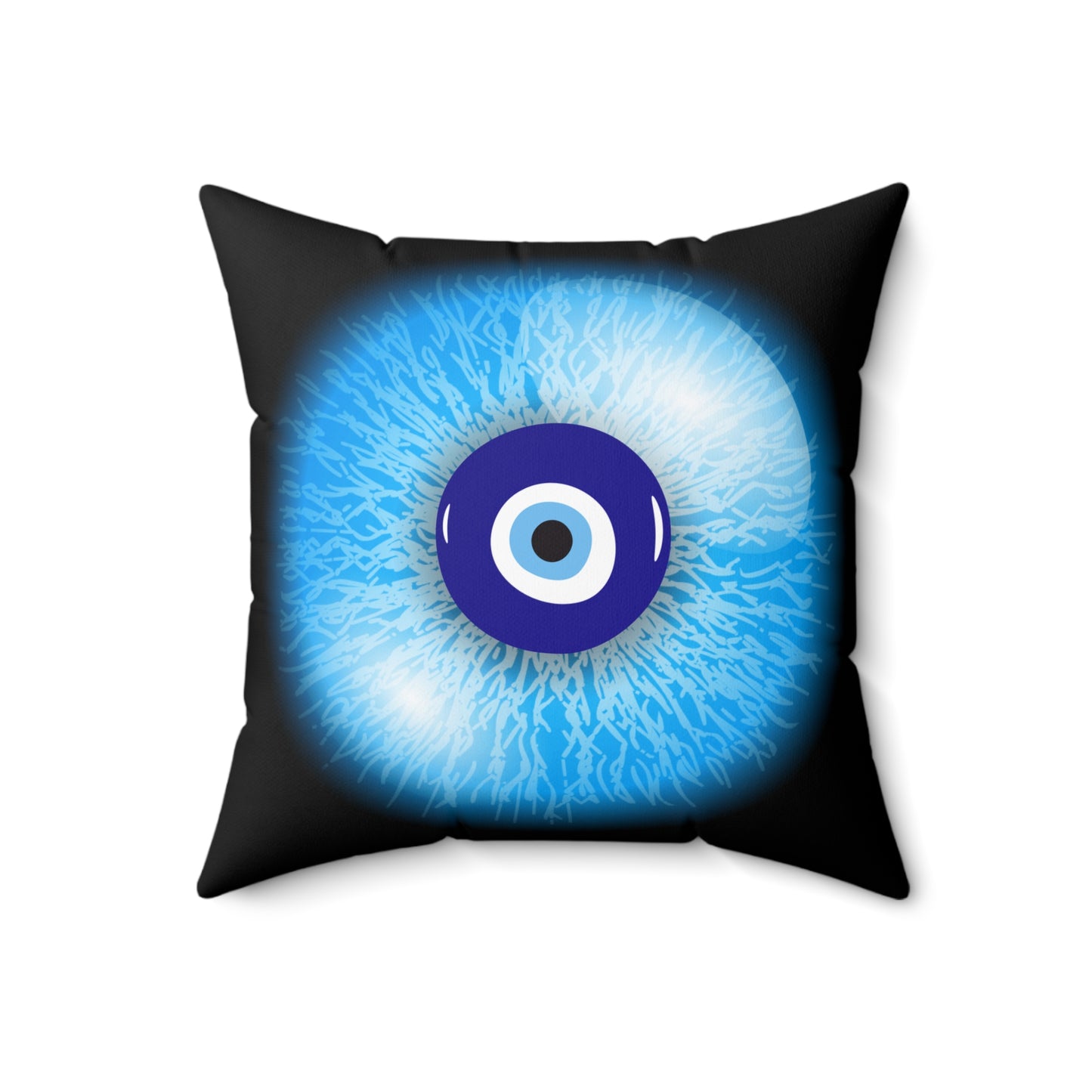 Evil Eye Decorative Pillow - Rejuvenating Home Decor for Good Vibes