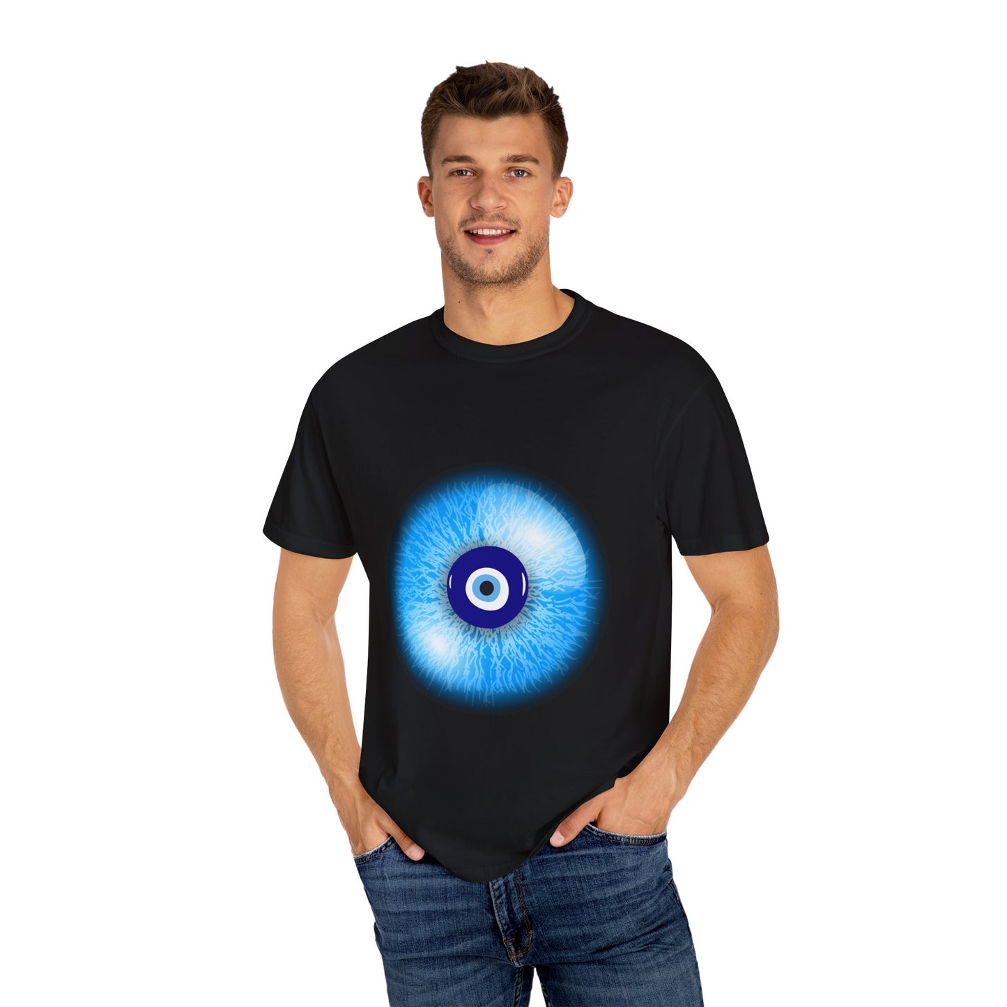 Unisex Evil Eye Graphic T-Shirt - Trendy Gift for Protection and Style