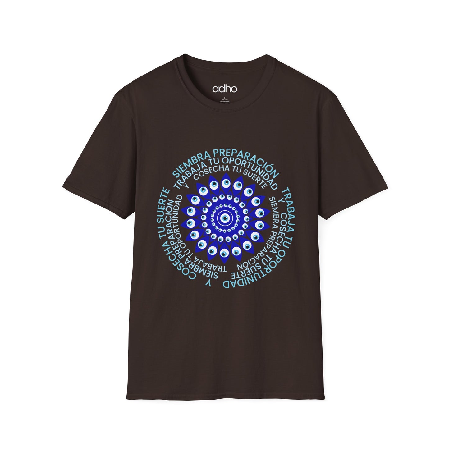 Holistic Motivational Unisex T-Shirt with Original Evil Eye Design (turkish eye of luck)