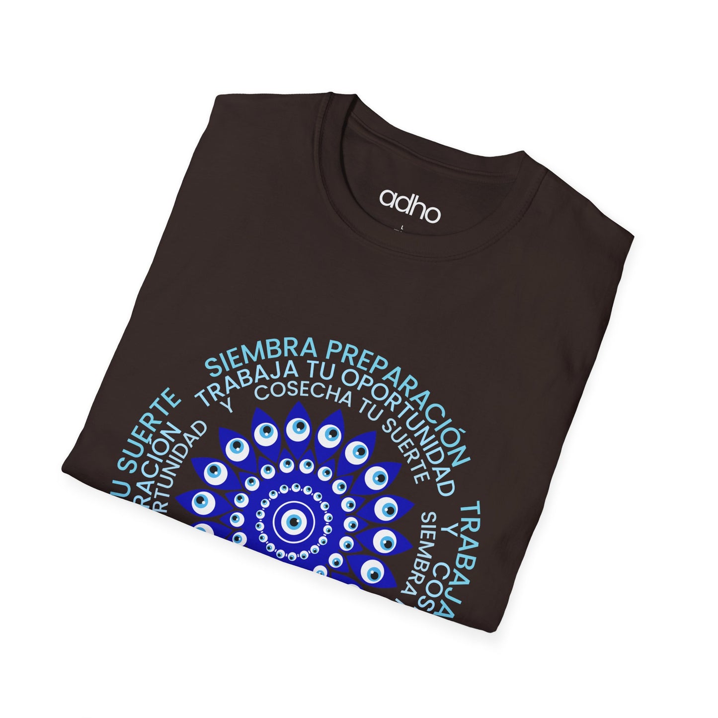 Holistic Motivational Unisex T-Shirt with Original Evil Eye Design (turkish eye of luck)